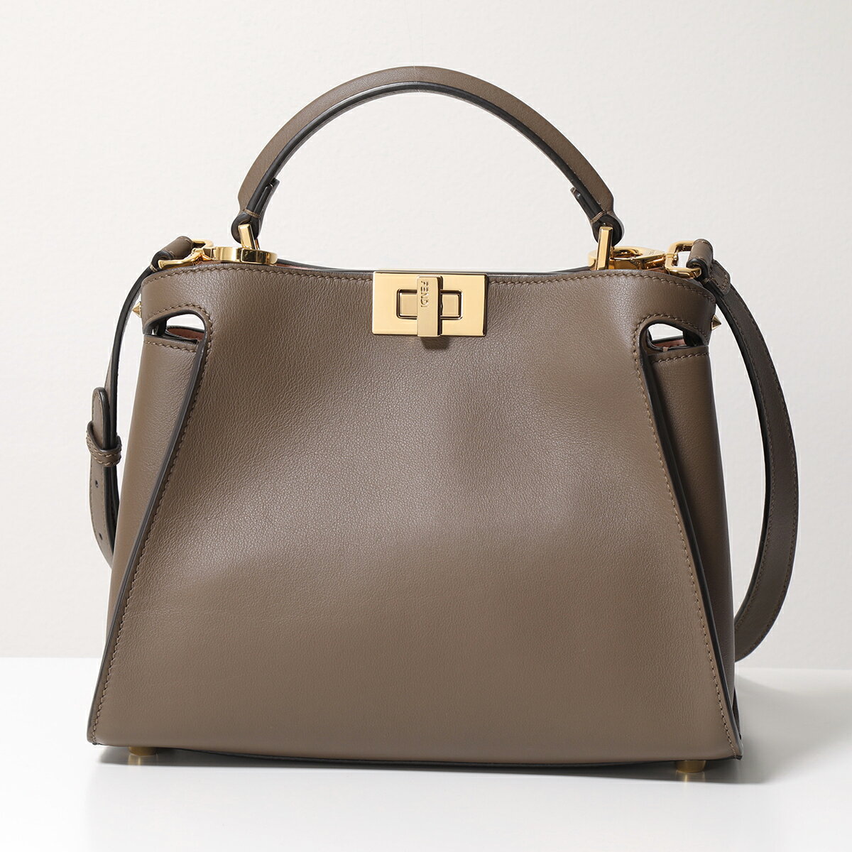 FENDI フェンディ ハンドバッグ PEEKABOO ESSENTIALLY ピーカブー 8BN302 9FJ 5LK レディース レザー ショルダーバッグ 鞄のサムネイル