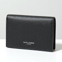 イヴサンローラン SAINT LAURENT サンローランパリ カードケース 469338 BTY7N メンズ レザー ロゴ 名刺入れ パスケース 定期入れ 1000