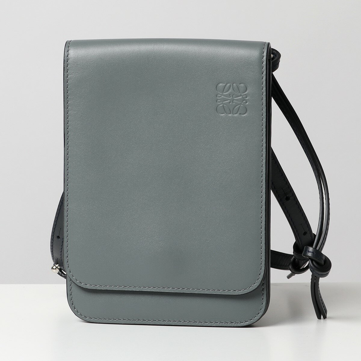 LOEWE ロエベ ショルダーバッグ BOLSO GUSSET CROS フラット ガセット 335.54.Z33 メンズ クロスボディバッグ ウエストポーチ 鞄 1560/GRISのサムネイル