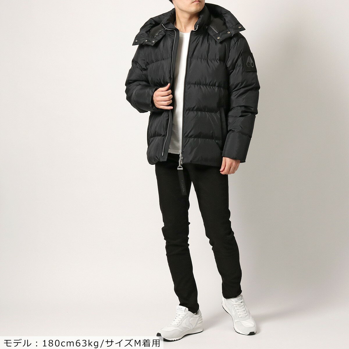 MOOSE KNUCKLES ムースナックルズ ダウンジャケット MCASKILL JACKET M31MJ148 メンズ フード付き ブルゾン 292/BLACK【po_jyuuu】