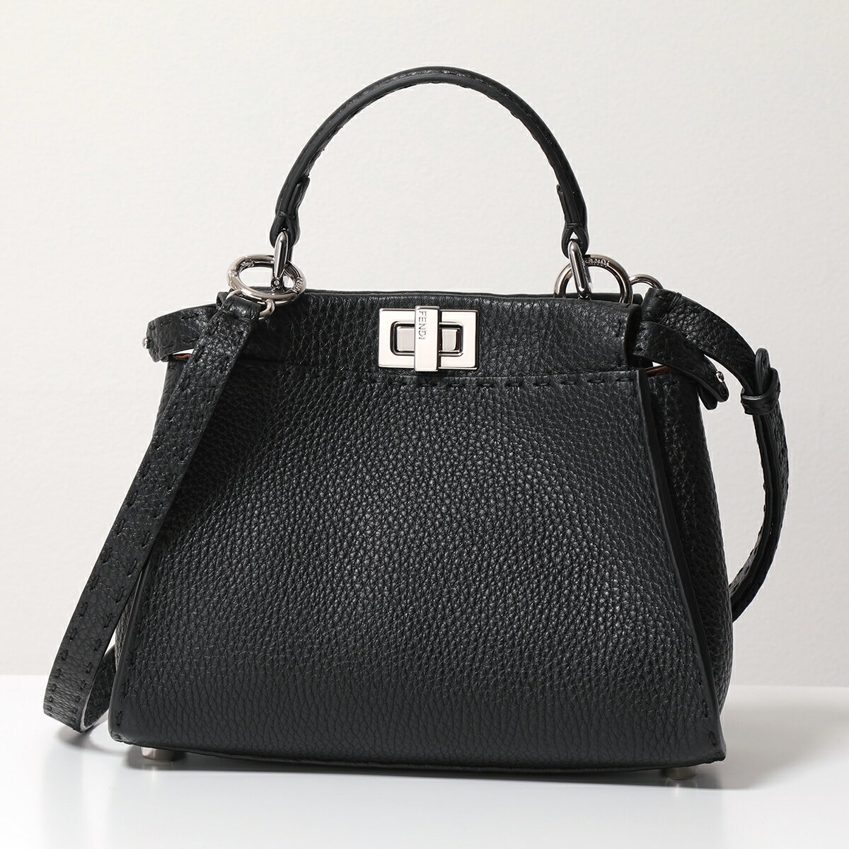 FENDI フェンディ ショルダーバッグ SELLERIA セレリア PEEKABOO MINI ピーカブー ミニ 8BN244 Q0J レディース レザー ハンドバッグ 鞄 F0E66のサムネイル