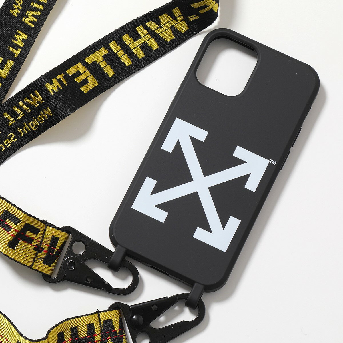 OFF-WHITE オフホワイト VIRGIL ABLOH スマートフォンカバー iPhone12 mini 専用ケース OWPA033 F21PLA001 メンズ ネックストラップ付き 1001のサムネイル