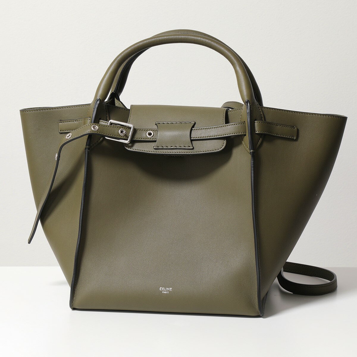 CELINE セリーヌ トートバッグ Small long strap Big Bag ビッグバッグ 189313A4T.31GR レディース レザー ハンドバッグ 鞄 ArmyGreenのサムネイル