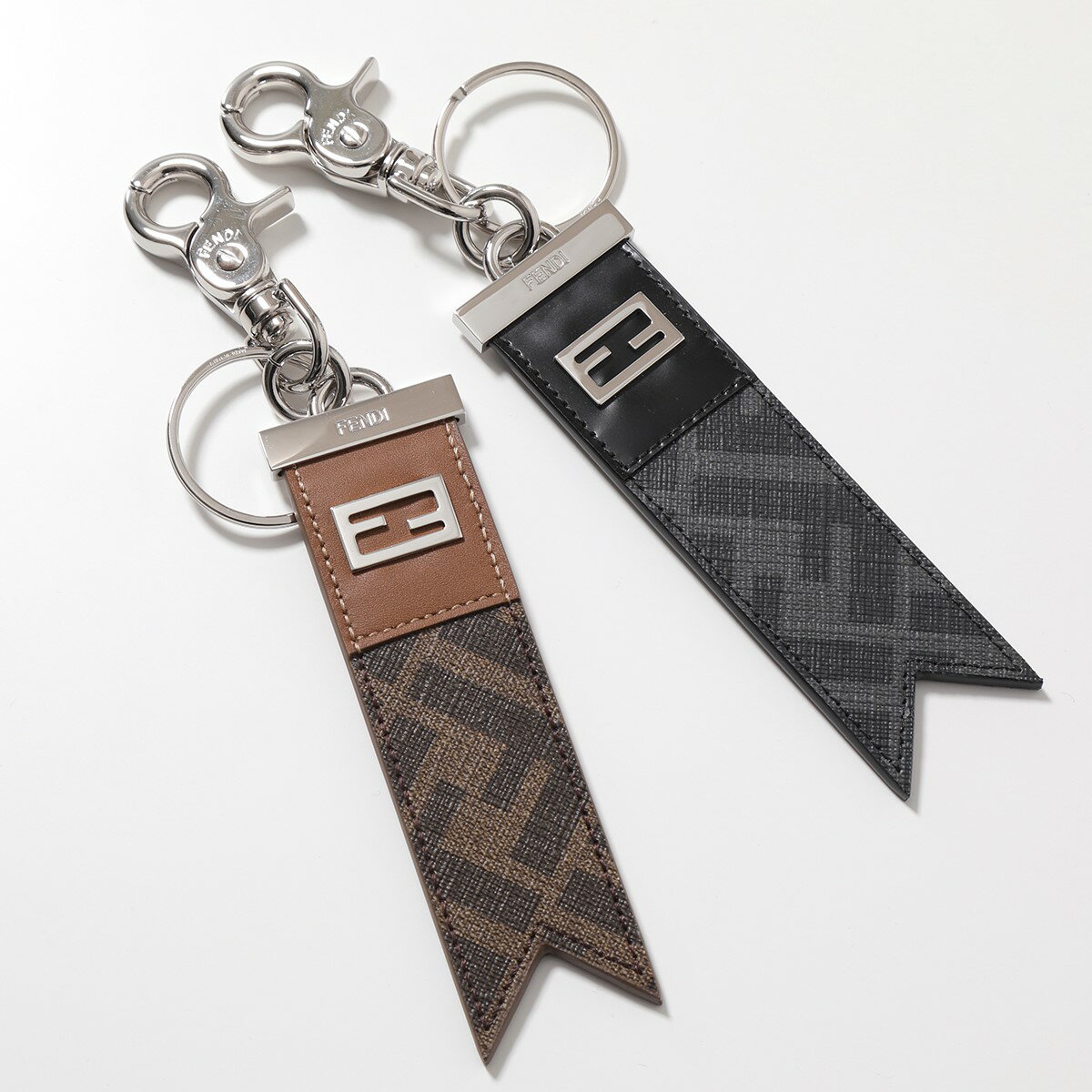 FENDI フェンディ キーホルダー 7AP061 AGRA AHTP メンズ レディース キーリング FF柄 ズッカ柄 バッグチャーム カラー2色のサムネイル