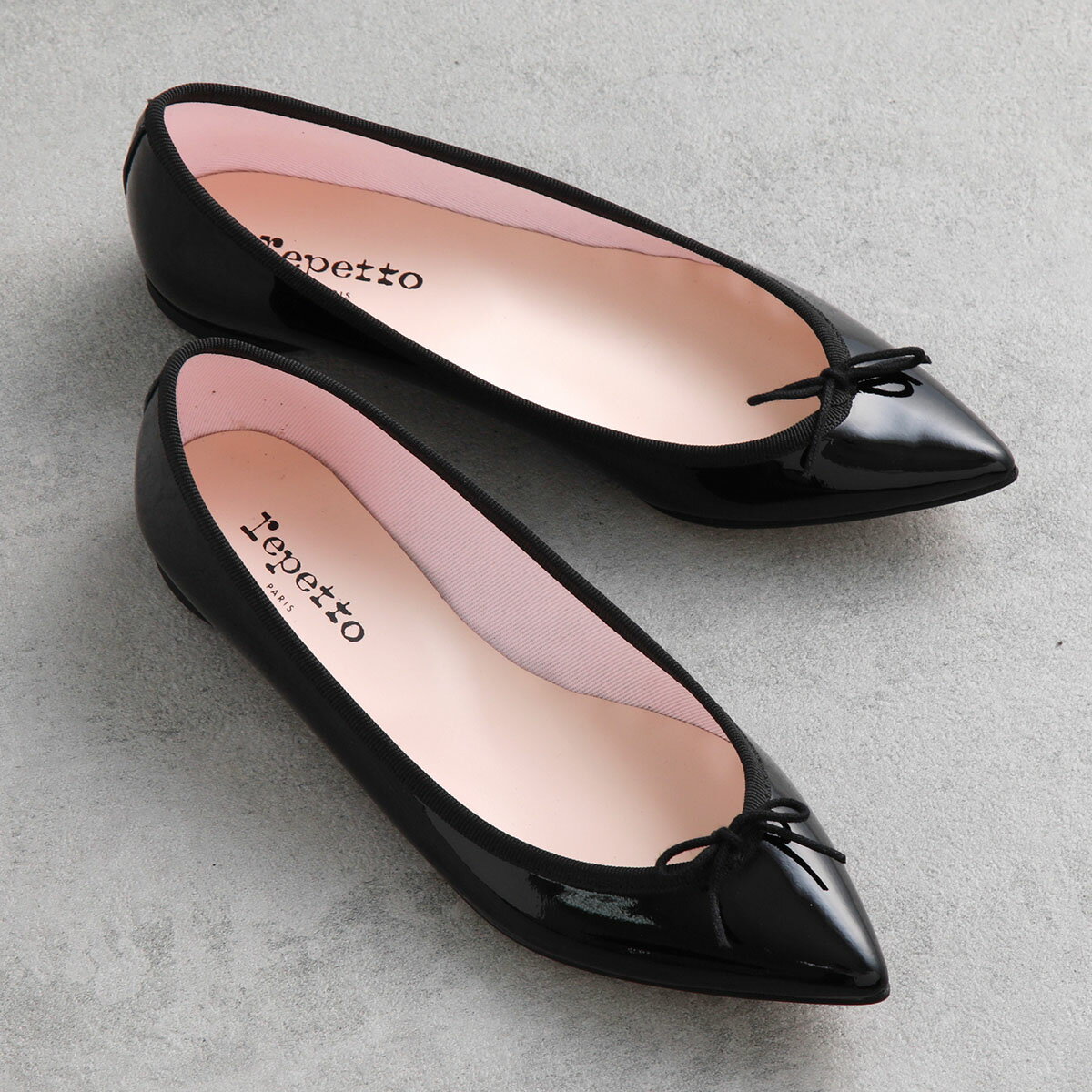 repetto レペット バレエシューズ BRIGITTE Patent leather V1556V レディース パテントレザー ポインテッドトゥ パンプス 靴 カラー2色