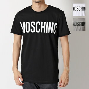 MOSCHINO COUTURE! モスキーノ クチュール 半袖 Tシャツ A0705 5240 A0701 2041 メンズ カットソー ロゴT クルーネック コットン カラー3色