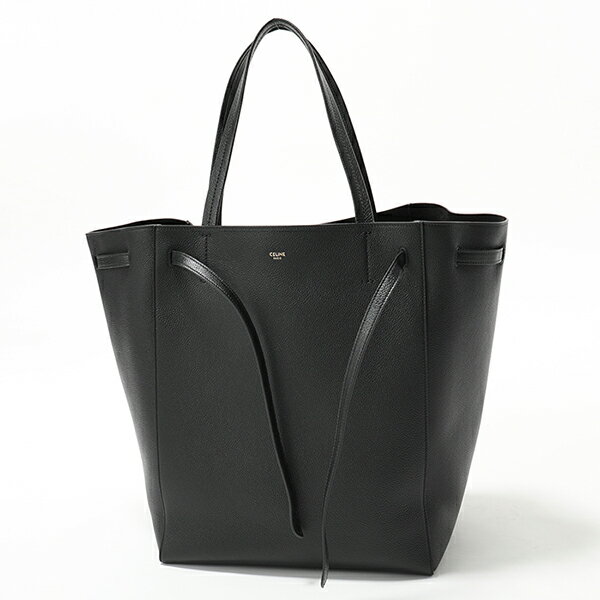 CELINE セリーヌ 189143TNI.38NO Medium with Belt CABAS PHANTOM カバファントム レザー トートバッグ Black 鞄 レディースのサムネイル