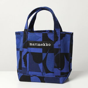 marimekko マリメッコ ハンドバッグ SEIDI RUUTU-UNIKKO 090317 レディース コットンキャンバス ミニトート ロゴ 鞄 555