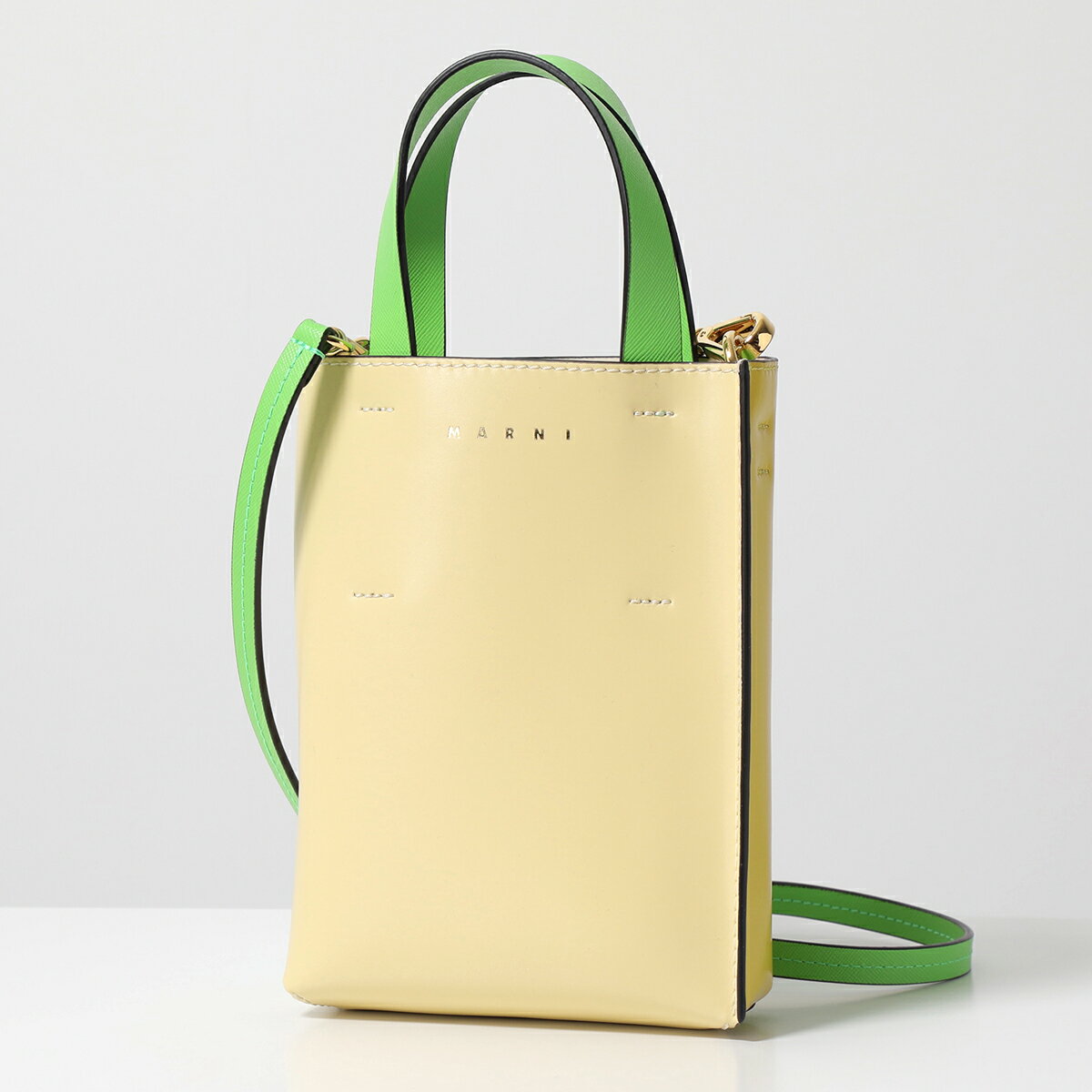 MARNI マルニ ショルダーバッグ museo ミュゼオ ナノ SHMP0050Y3 LV639 レディース レザー ハンドバッグ ポシェット トートバッグ 鞄 Z3O76のサムネイル