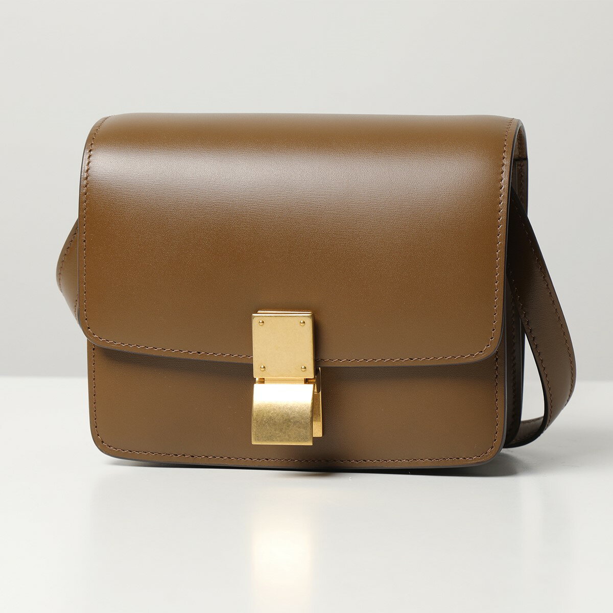 CELINE セリーヌ ショルダーバッグ CLASSIC BOX Small クラシックボックス スモール 189183DLS.04FG レディース レザー ポシェット 鞄 Camelのサムネイル