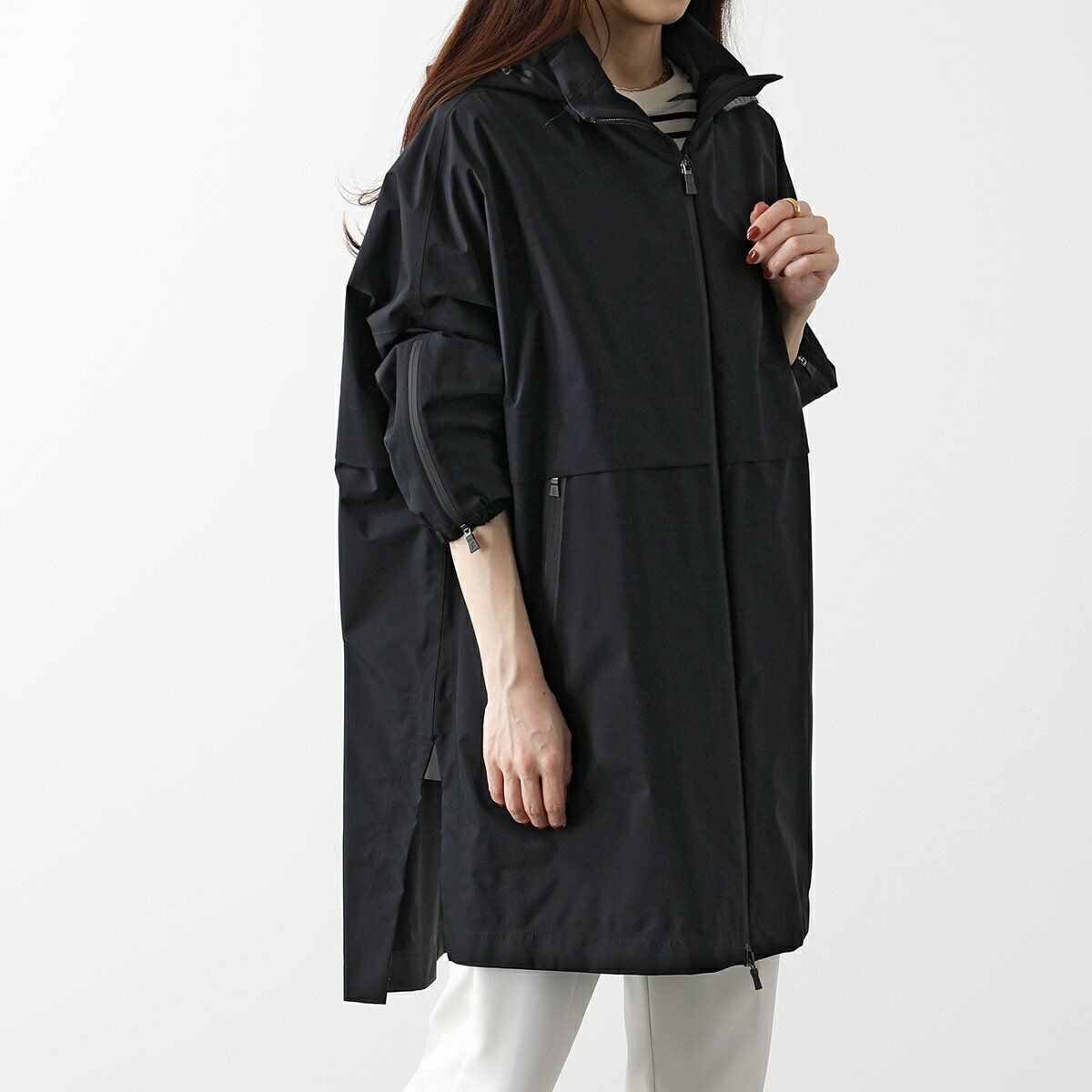 HERNO Laminar ヘルノ ラミナー スプリングコート GC00056DL 11101 レディース GORE-TEX ゴアテックス フード付き スタンドカラー 9300のサムネイル