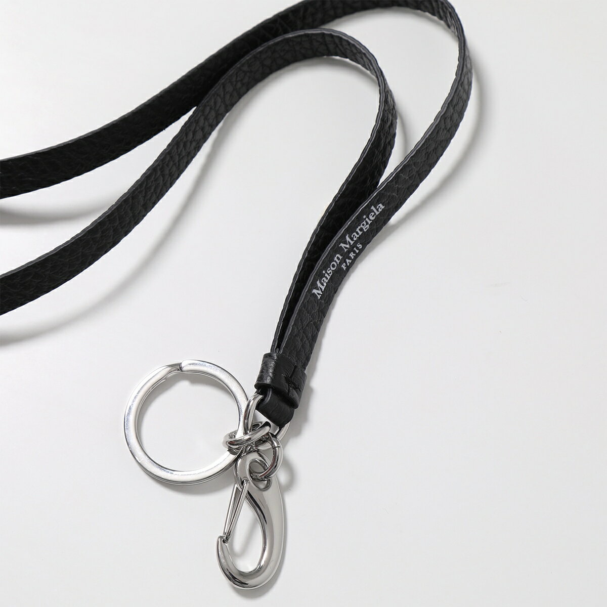 MAISON MARGIELA マルジェラ 11 ネックストラップ S36UA0112 P4455 メンズ レディース キーリング&フック付き レザー T8013のサムネイル
