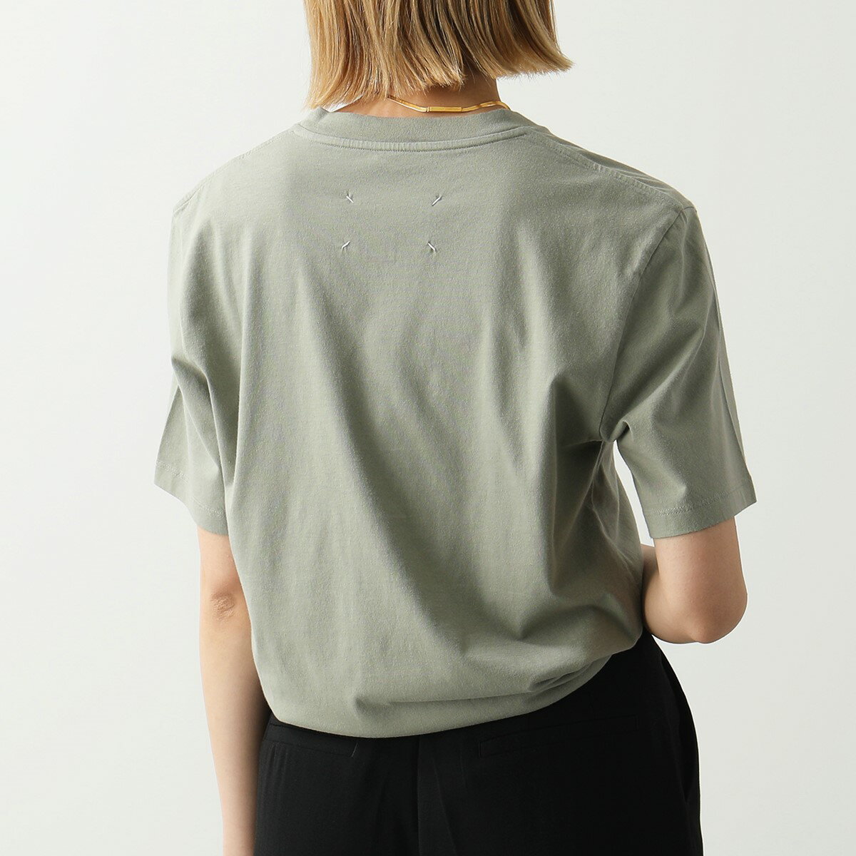 MAISON MARGIELA マルジェラ 10 Tシャツ S50GC0672 S24347 レディース 半袖 コットン ジャージー カットソー クルーネック 618のサムネイル