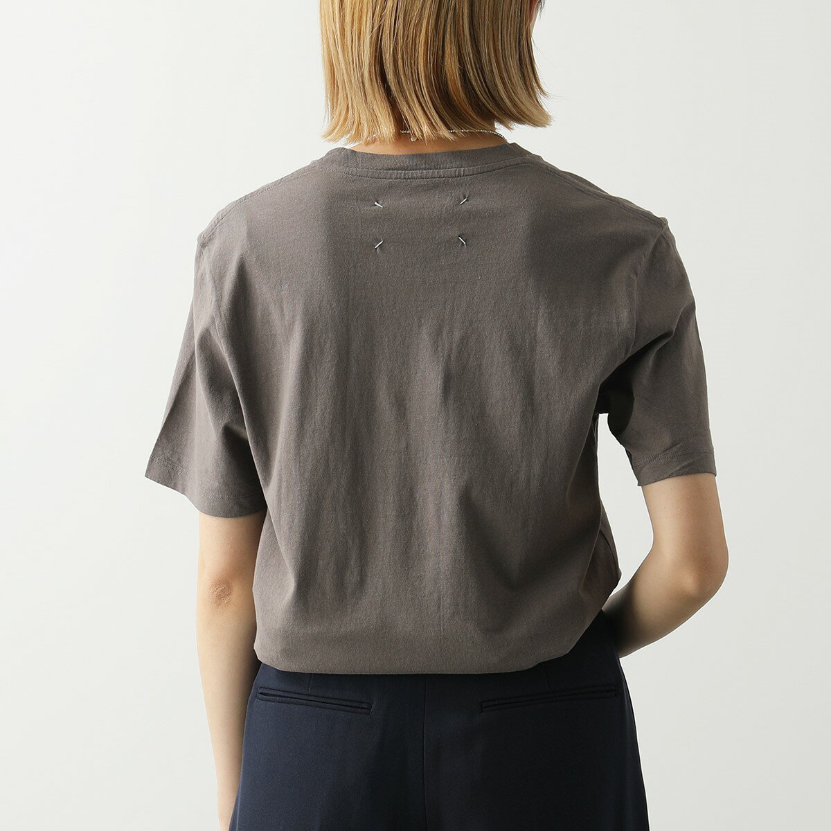 MAISON MARGIELA マルジェラ 10 Tシャツ 【1枚単品】 S50GC0673 S23973 レディース 半袖 クルーネック カットソー 964/ブラウンのサムネイル