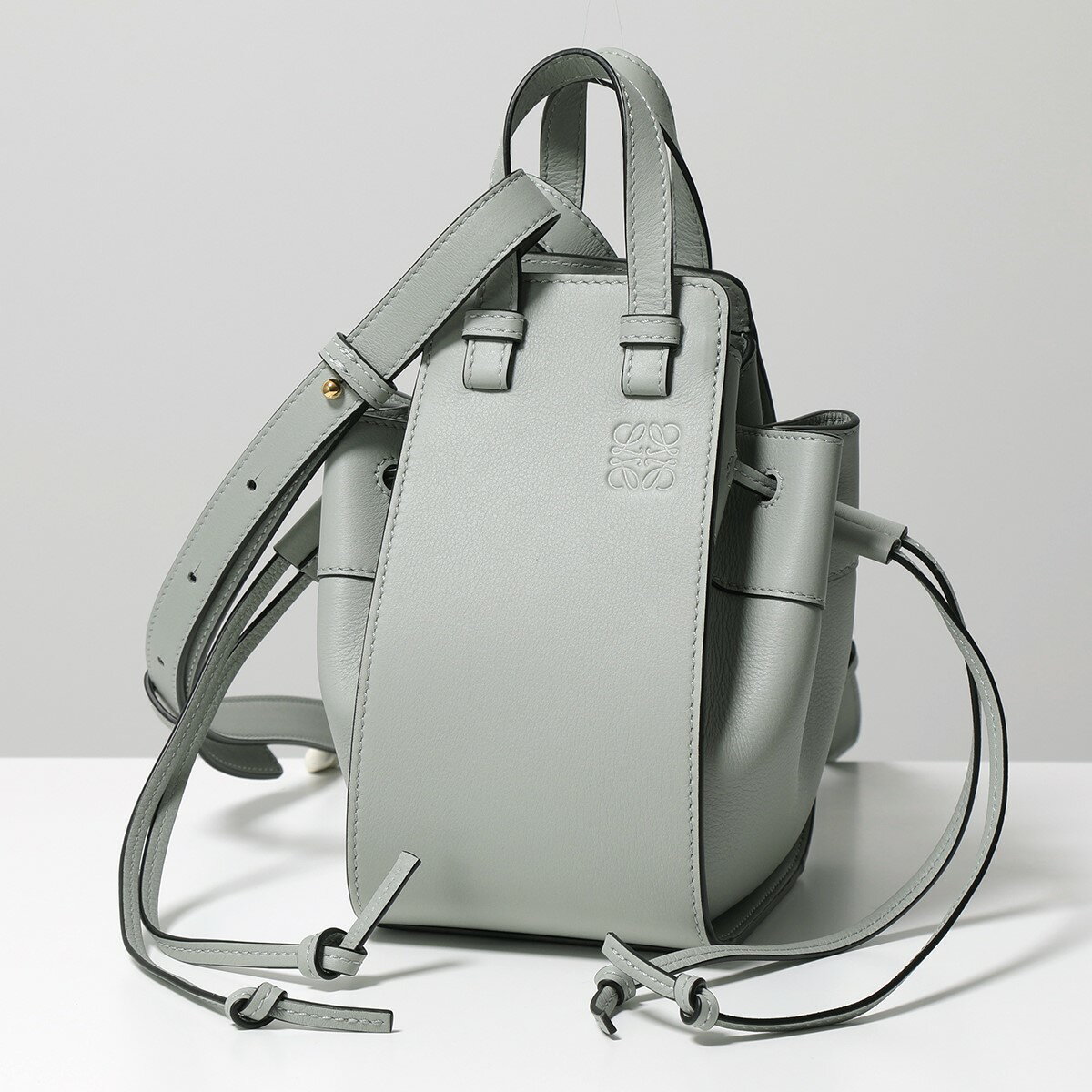 LOEWE ロエベ ショルダーバッグ HAMMOCK DW MINI BAG ミニ ハンモック 314.30.V07 レディース レザー ハンドバッグ エンボスロゴ 鞄 1760/ASH-GREYのサムネイル