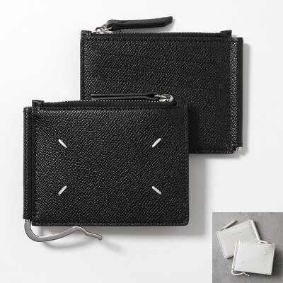 MAISON MARGIELA マルジェラ 11 二つ折り財布 SA1UI0018 P4745 メンズ レザー マネークリップ付き 小銭入れ付き T8013