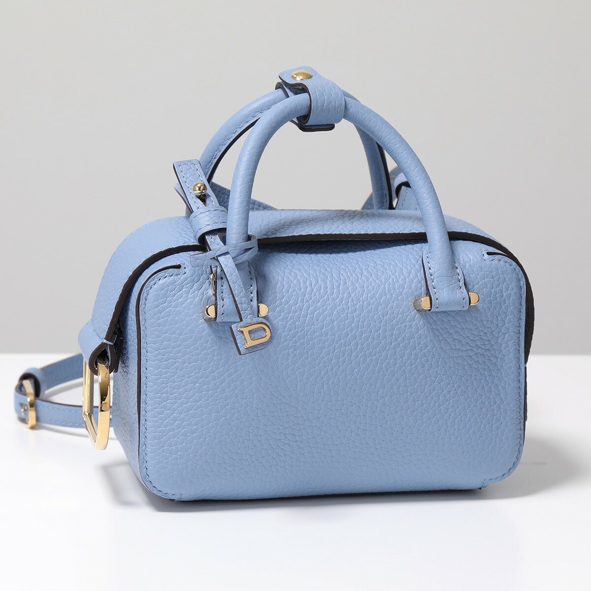 DELVAUX デルヴォー ショルダーバッグ Cool Box Nano クールボックス ナノ レディース AA0567 AQY0 AUDDO レザー ポシェット 鞄 Cornflower-Ebonyのサムネイル