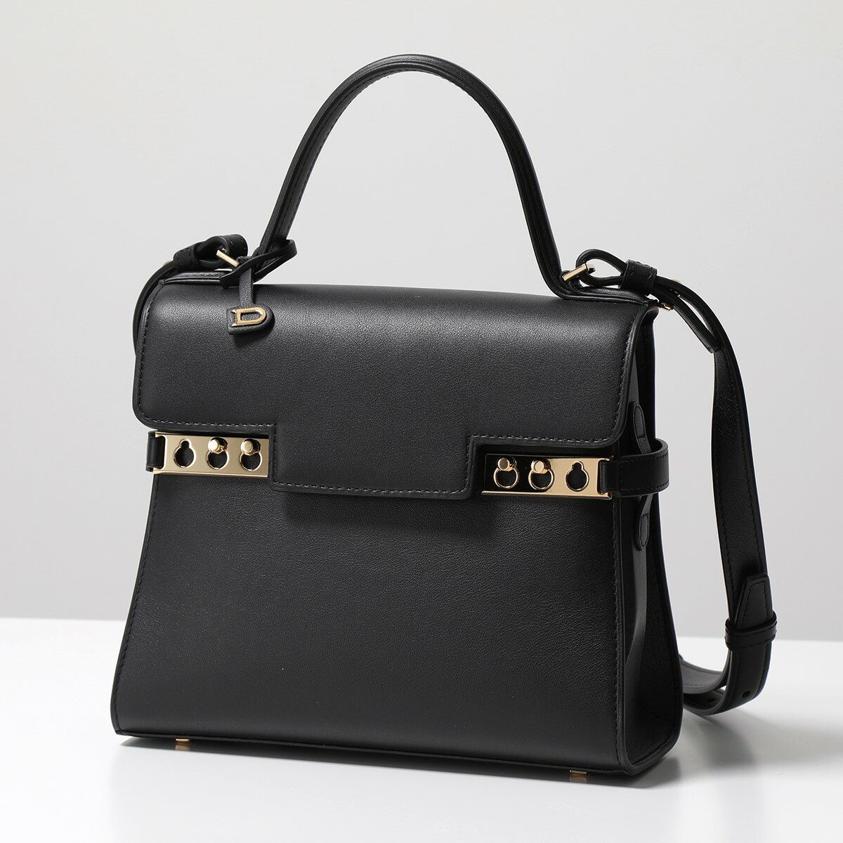 DELVAUX デルヴォー ハンドバッグ Tempete PM タンペート レディース AA0505 AAX0 99ZDO NOS レザー ショルダーバッグ 鞄 Noirのサムネイル
