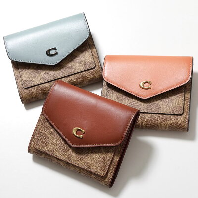 COACH コーチ 二つ折り財布 WYN SMALL ウィン スモール C2329 レディース カラーブロック シグネチャー キャンバス ミニ財布 カラー3色【ss_ten】