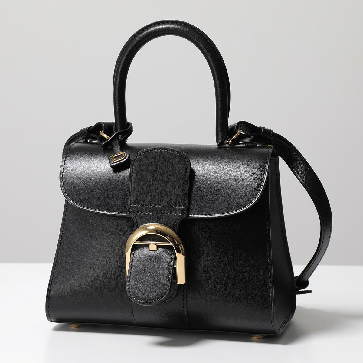 【訳有】DELVAUX デルヴォー ハンドバッグ Brillant Mini ブリヨン ミニ レディース AA0406 AAM0 99ZDO NOS レザー ショルダーバッグ 鞄 Noirのサムネイル