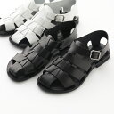 EDER SHOES エダーシューズ グルカ サンダル 300 レディース レザー フラット ローヒール ストラップ ベルト 靴 カラー2色