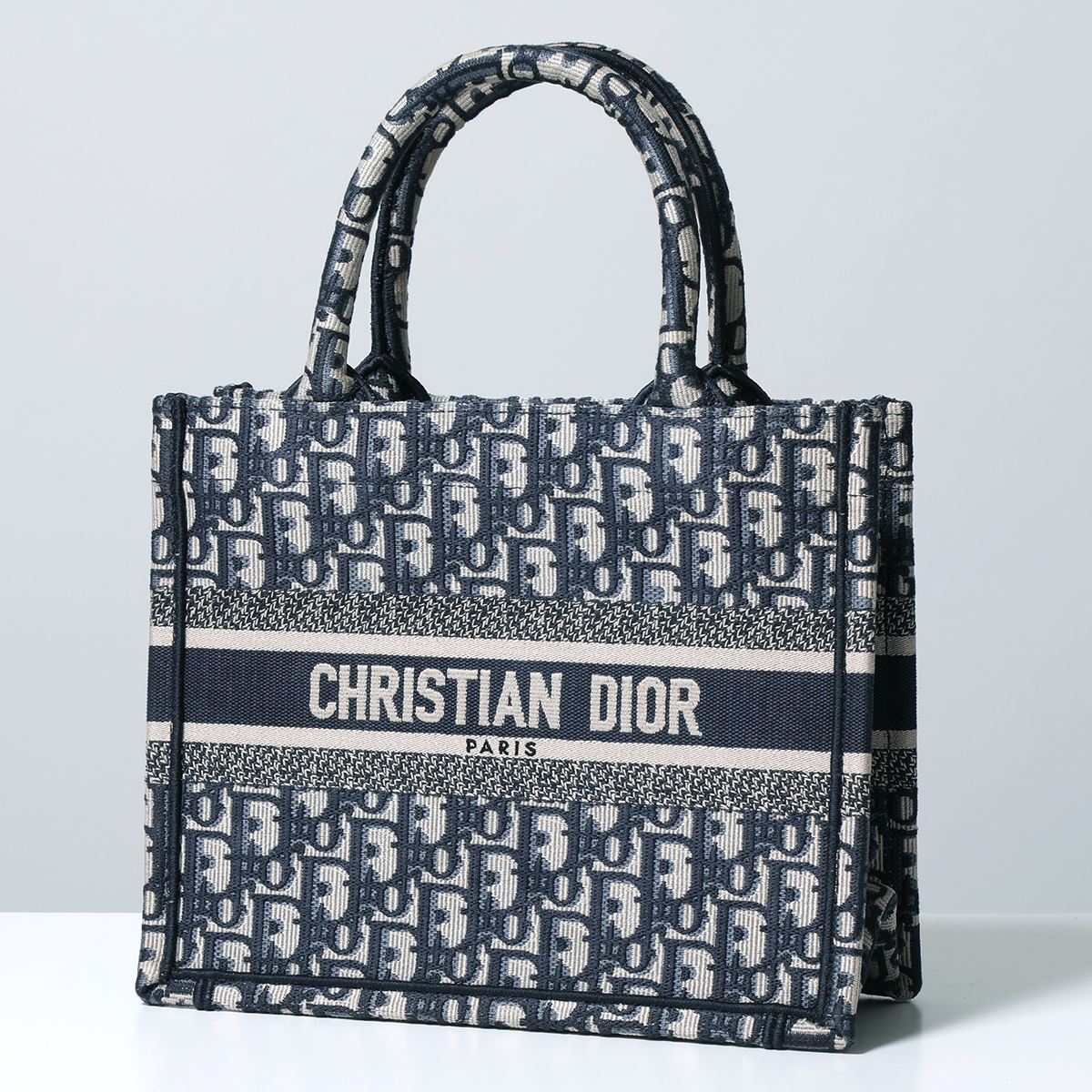 Dior ディオール トートバッグ BOOK TOTE M1265ZRIW レディース スモールバッグ ブリーク エンブロイダリー ロゴ ハンドバッグ 鞄 928/Blue-Multicのサムネイル