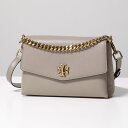 トリーバーチ バッグ（レディース） TORY BURCH トリーバーチ ショルダーバッグ KIRA キラ 58477 レディース レザー チェーン メタルロゴ ハンドバッグ 鞄 082/GRAY-HERON