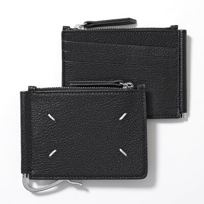 MAISON MARGIELA メゾンマルジェラ 二つ折り財布 SA1UI0004 P4806 メンズ トリフォールド マネークリップ レザー ミニ財布 小銭入れあり T8013 SA1UI0004P4806T8013