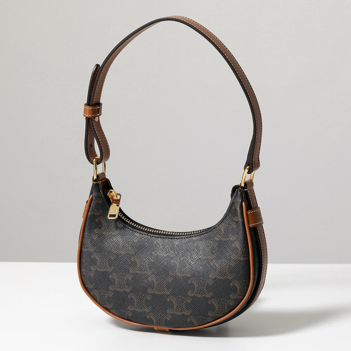 CELINE セリーヌ ハンドバッグ MINI AVA ミニ アヴァ 10I602DS1.04LU レディース トリオンフ キャンバス×カーフスキン 鞄 Tanのサムネイル