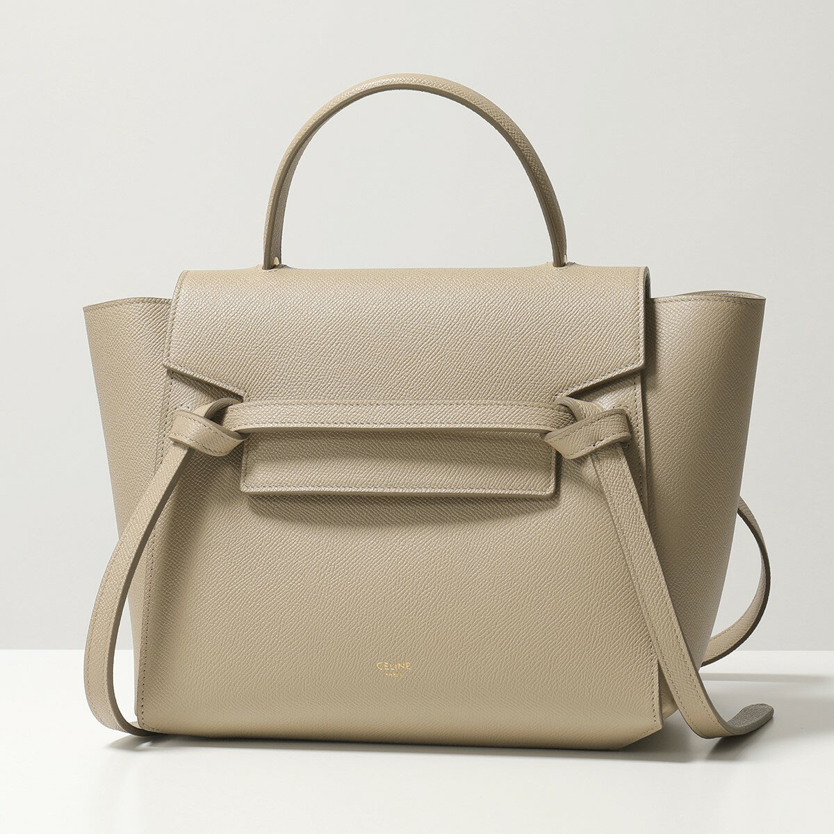 CELINE セリーヌ ハンドバッグ 189153ZVA.18LT レディース 鞄 Micro BELT BAG マイクロ ベルトバッグ レザー ショルダーバッグ Light-taupeのサムネイル