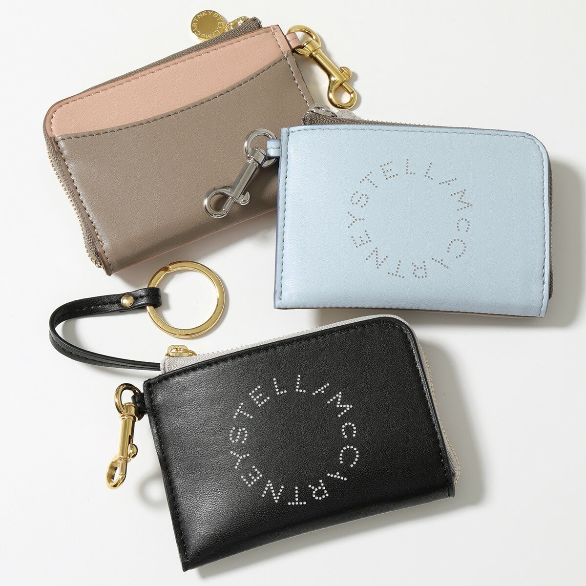 STELLA McCARTNEY ステラマッカートニー フラグメントケース 7P0007 W8856 レディース コインケース カードケース ミニ財布 キーリング キーケース カラー3色のサムネイル