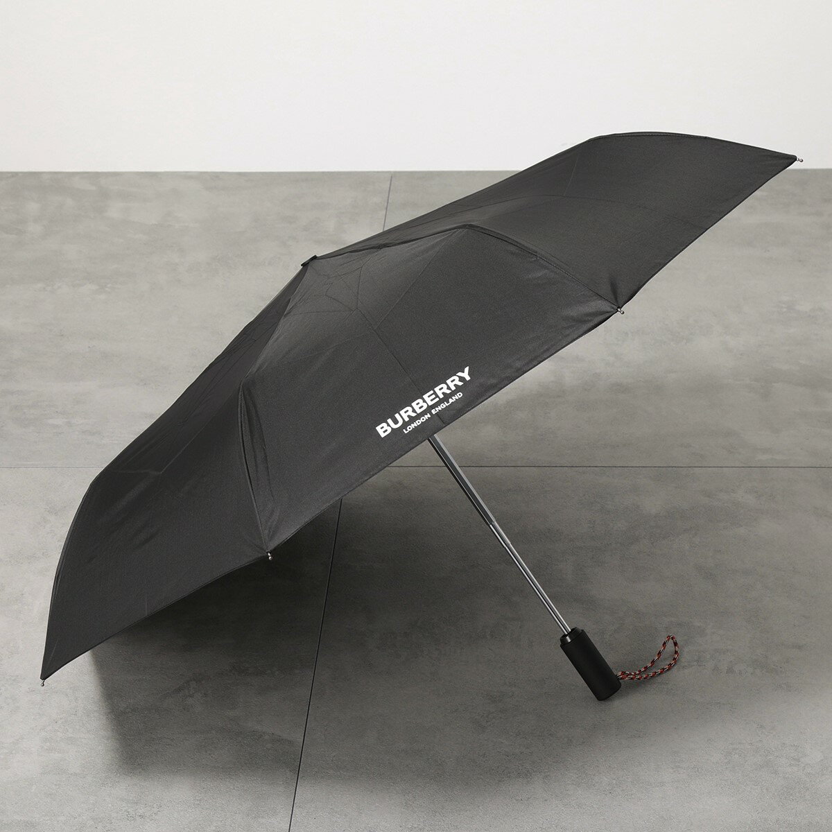 BURBERRY バーバリー 折り畳み傘 FOLDING UMBRELLA 8033272 メンズ 雨具 雨傘 ロゴ A1189/BLACK/ブラック【cp_ten】