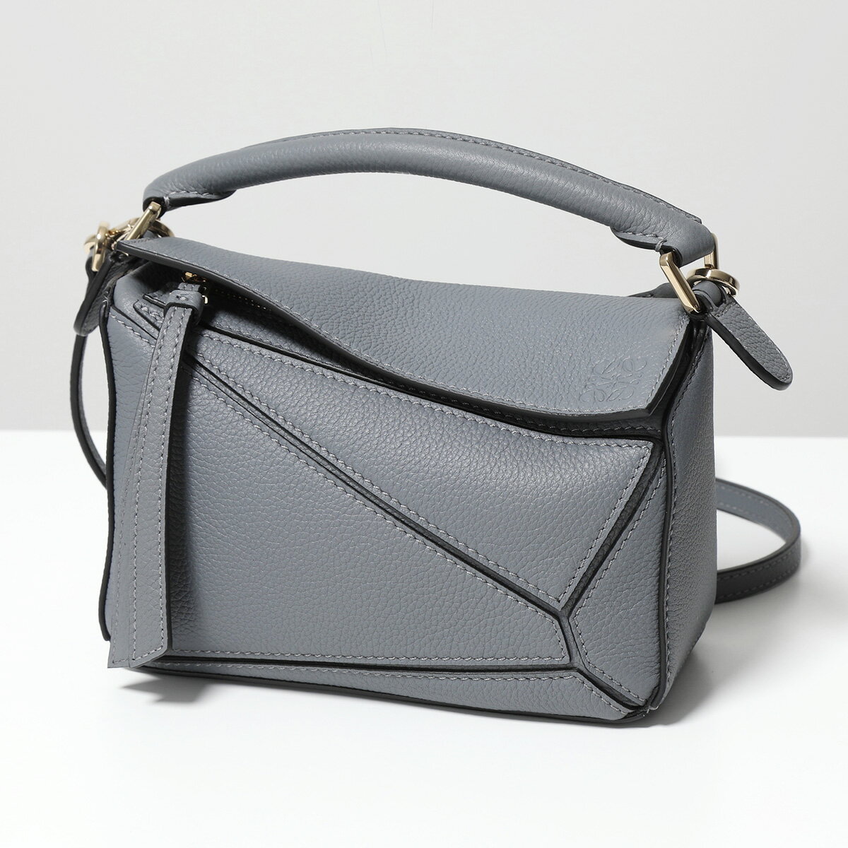 LOEWE ロエベ ショルダーバッグ PUZZLE MINI パズル ミニ A510U95X37 レディース レザー ポシェット ハンドバッグ 鞄 1640/ASPHALT-GREYのサムネイル