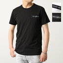 EMPORIO ARMANI エンポリオアルマーニ 半袖 Tシャツ 211845 2R475 メンズ カットソー クルーネック コットン ジャガードロゴ ストレッチ カラー2色