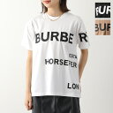 BURBERRY バーバリー Tシャツ CARRICK HFH ROAD 8048748 8040764 8048927 レディース クルーネック 半袖 カットソー ホースフェリープリント ビッグロゴ オーバーサイズ カラー3色【po_fifth】