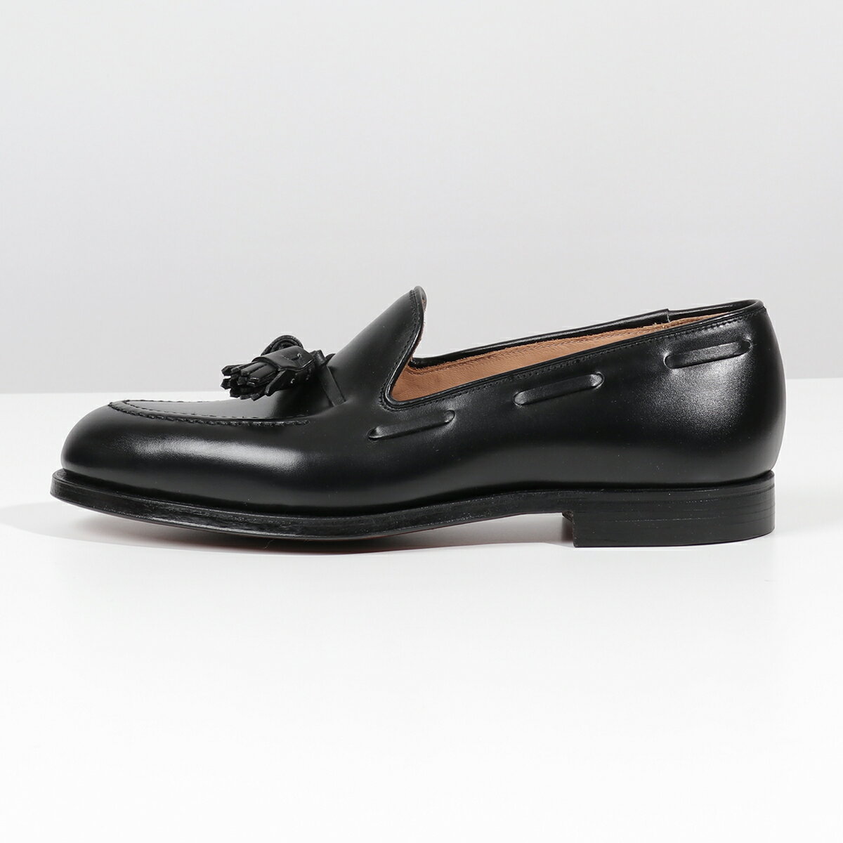 【訳有】CROCKETT&JONES クロケットアンドジョーンズ 29376A C01L1 Cavendish 2 メンズ レザー シューズ タッセル ローファー 革靴 BLACK【6】【ss_ten】
