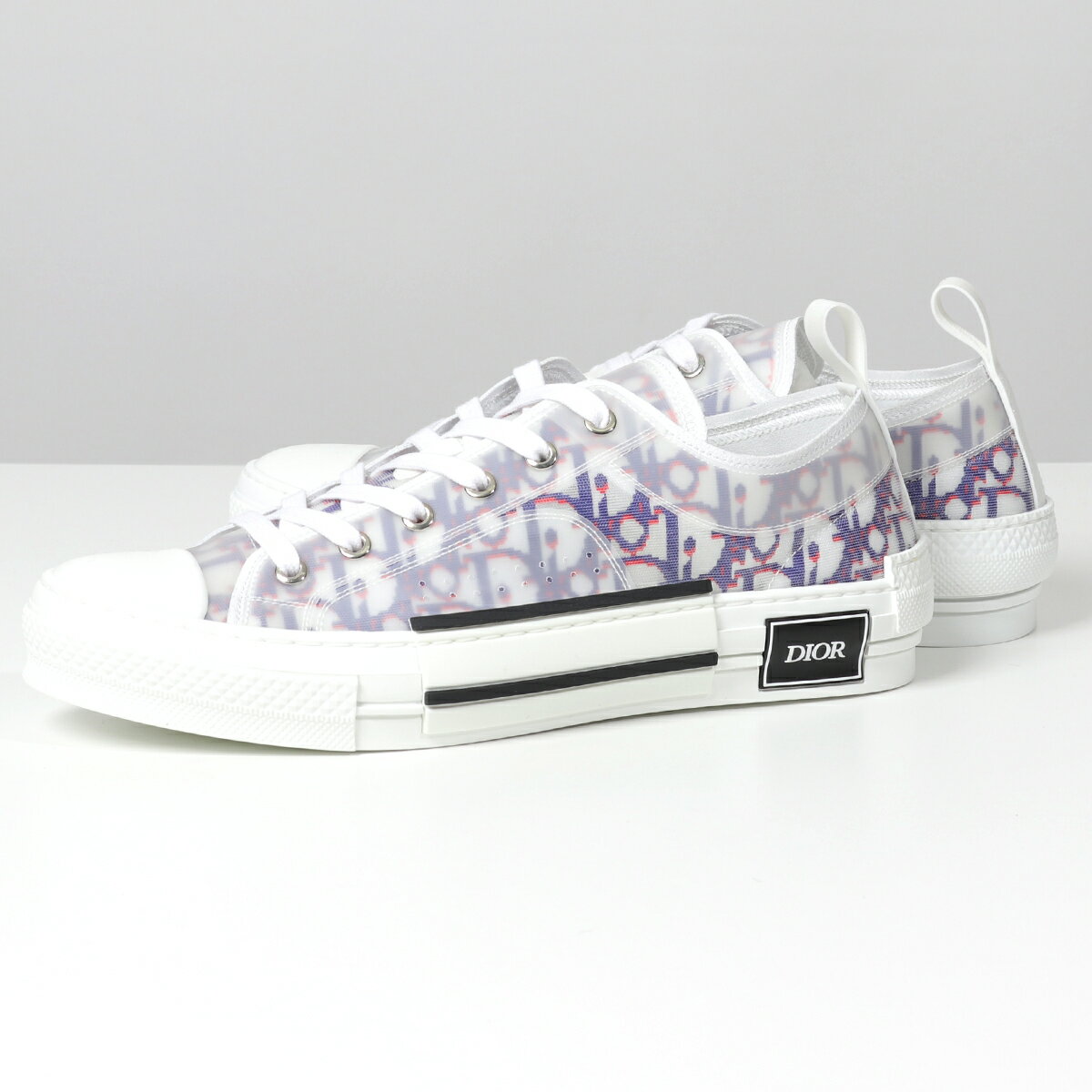 Dior ディオール 3SN249YTG B23 LT OBLIQUE オブリーク ローカットスニーカー 靴 563/Blue-Red メンズのサムネイル