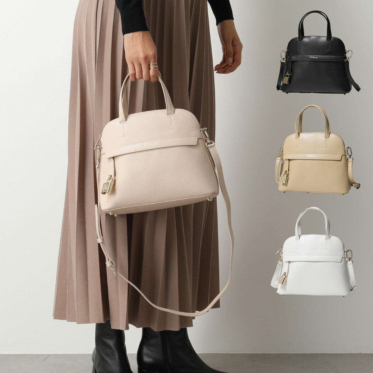 Furla フルラ ショルダーバッグ PIPER S DOME パイパー BAHUFPI ARE000 レディース レザー ハンドバッグ 鞄 カラー4色のサムネイル