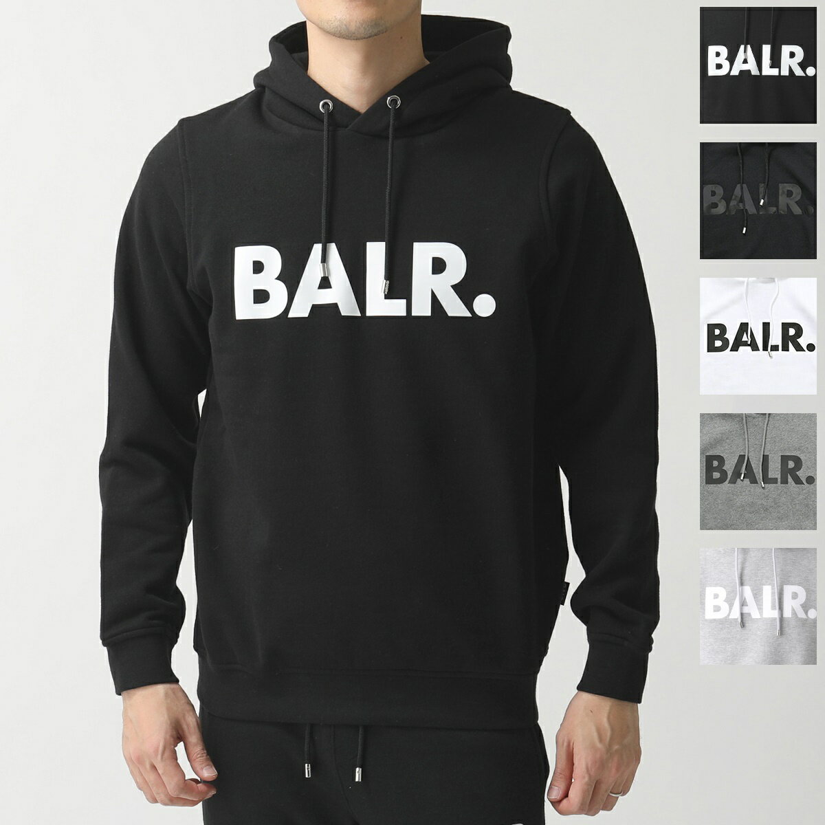 BALR. ボーラー Brand Straight Hoodie B1261.1017 カラー5色 プルオーバー スウェット パーカー メンズ