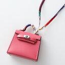 HERMES エルメス キーホルダー KELLYTWILLY ケリー ツイリー TY 002 CW レディース マイクロケリー タデラクト シルク U刻印 バッグチャーム ROSELIPSTICK【po_fifth】