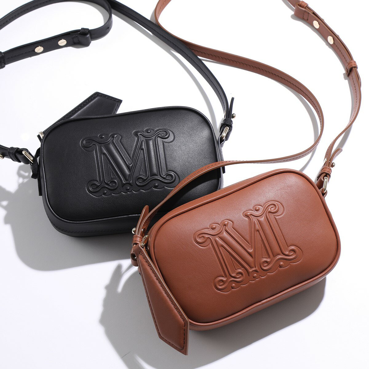 MAX MARA マックスマーラ ショルダーバッグ ELSA エルサ レディース レザー クロスボディ ポシェット ロゴ 鞄 カラー2色のサムネイル