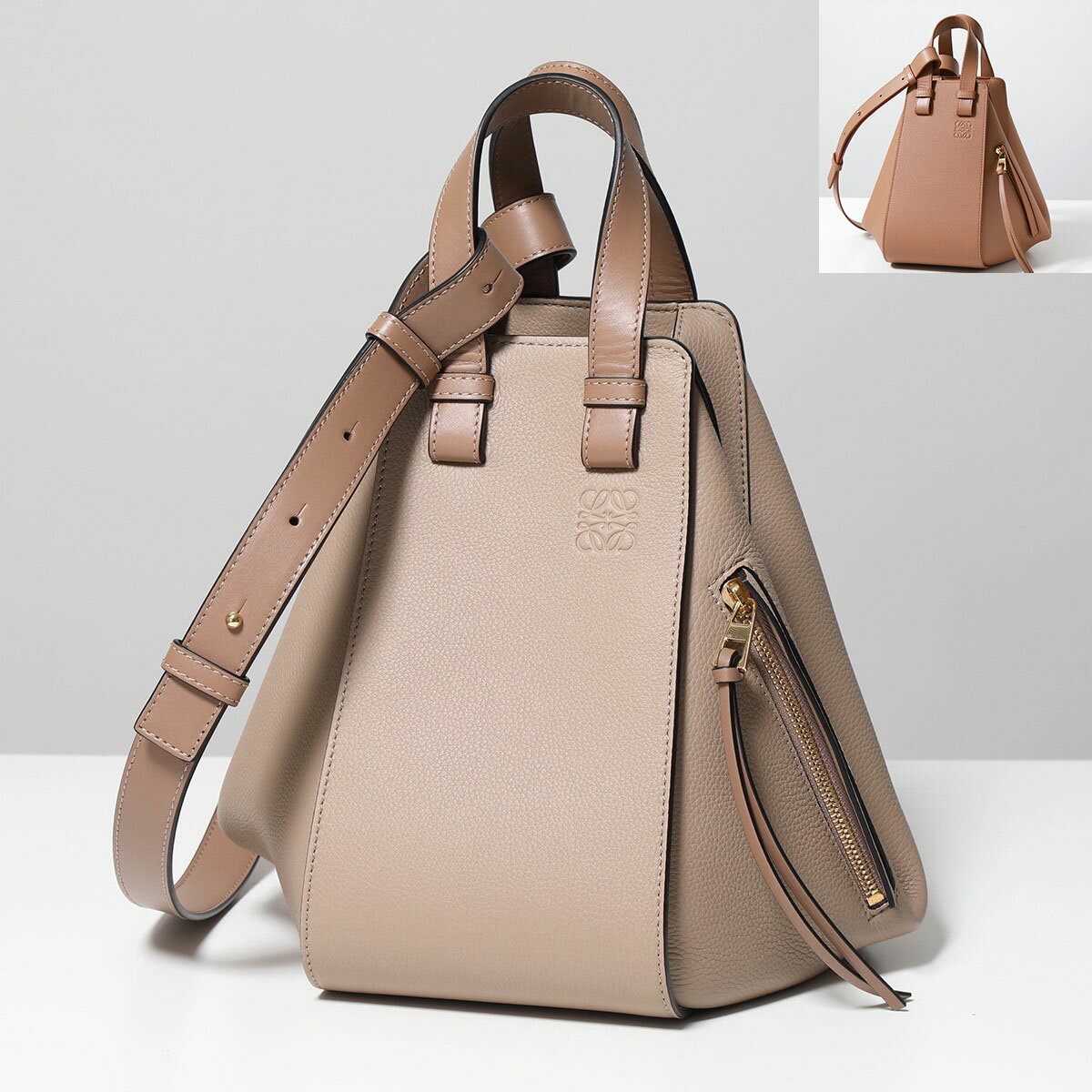 LOEWE ロエベ ハンドバッグ HAMMOCK SMAL ハンモックバッグ スモール A538S35X51 レディース レザー ショルダーバッグ 鞄 2150/SANDのサムネイル