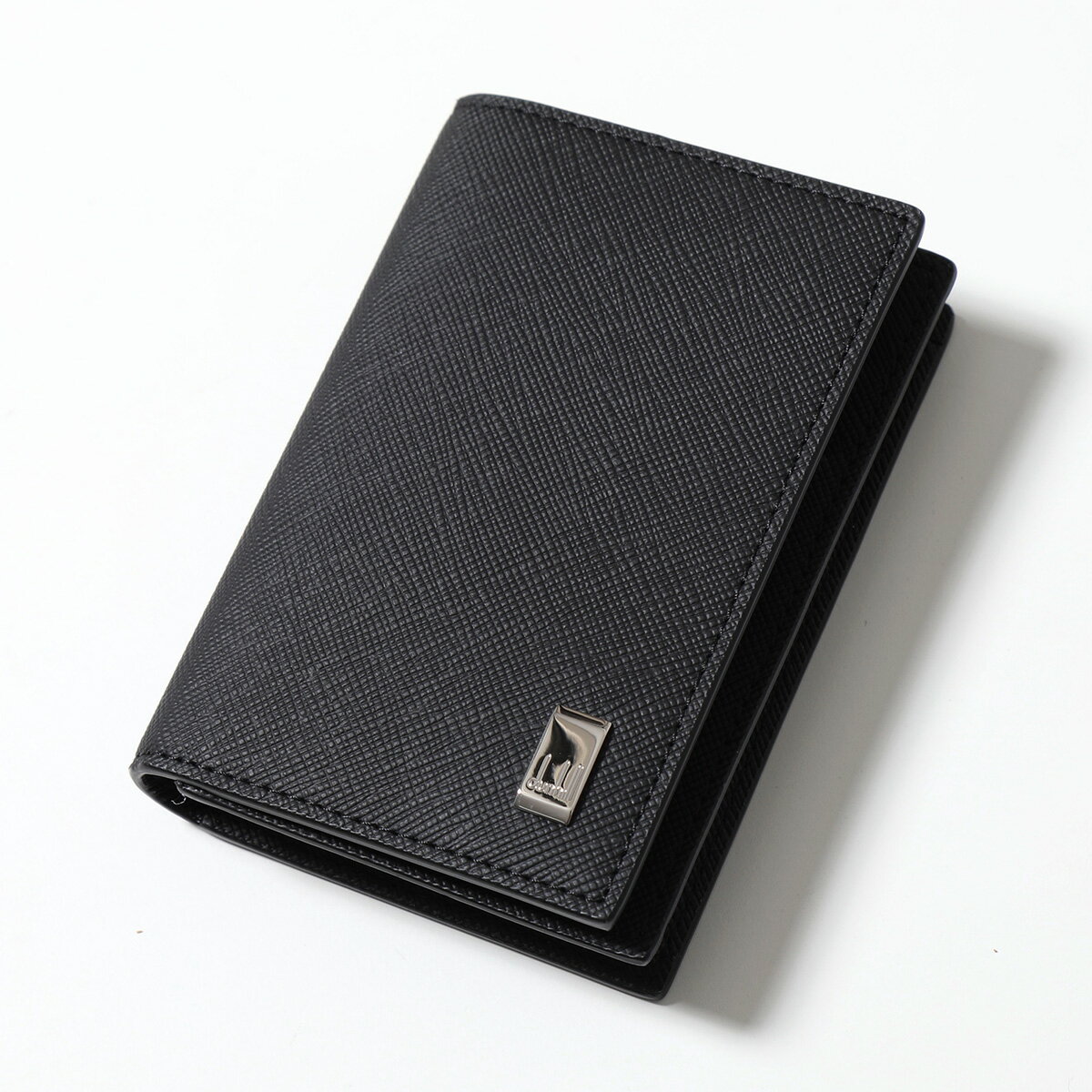 Dunhill ダンヒル カードケース DU22R2P11PS メンズ PVC 名刺入れ パスケース 定期入れ 001/BLACK