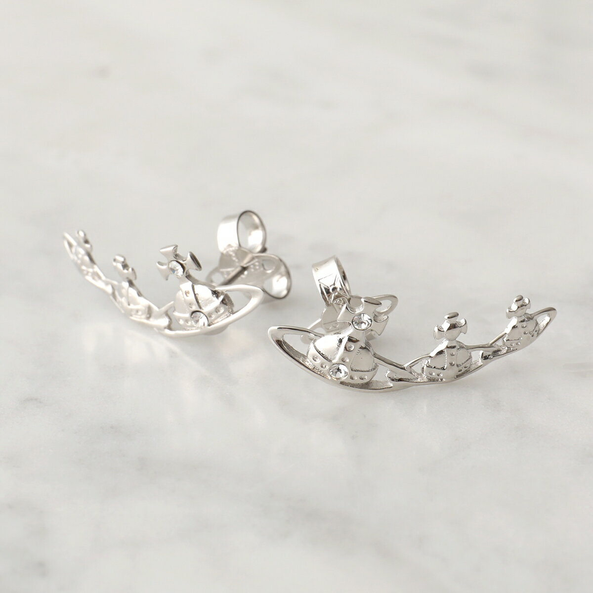 ヴィヴィアン・ウエストウッド ピアス（レディース） VivienneWestwood ヴィヴィアンウエストウッド ピアス CANDY EARRINGS 62020031 レディース キャンディ クリスタル装飾 オーブ3連 カラー3色