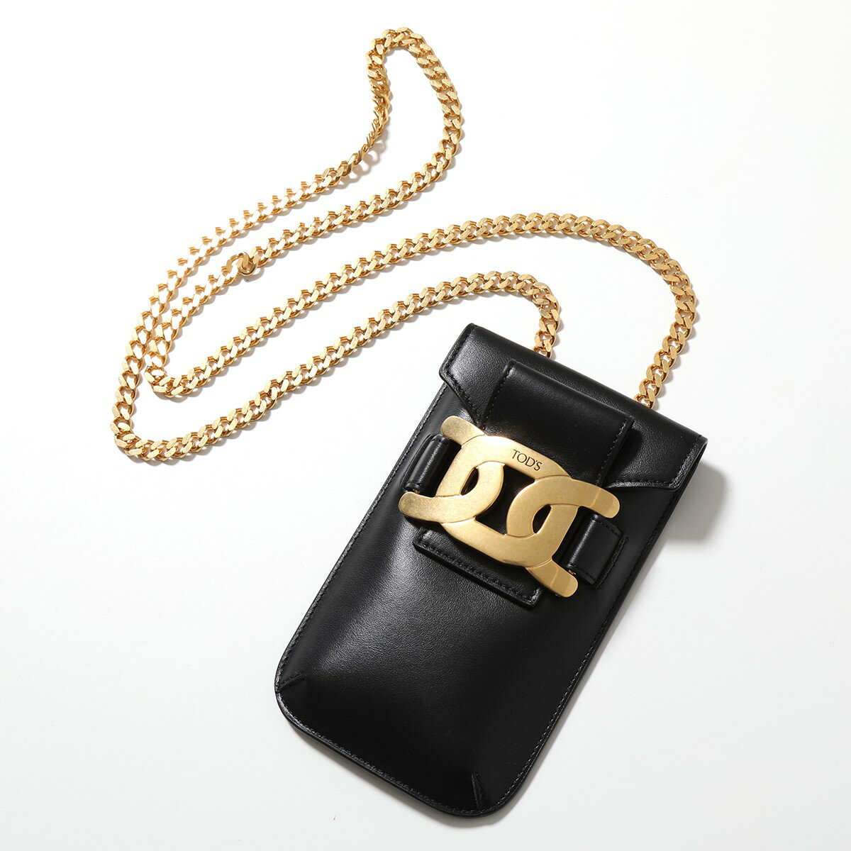 TODS トッズ フォンケース XAWAOYOY300ROR レディース スマホ ホルダー ショルダーバッグ ケイトレザー 携帯ケース チェーン 鞄 B999のサムネイル