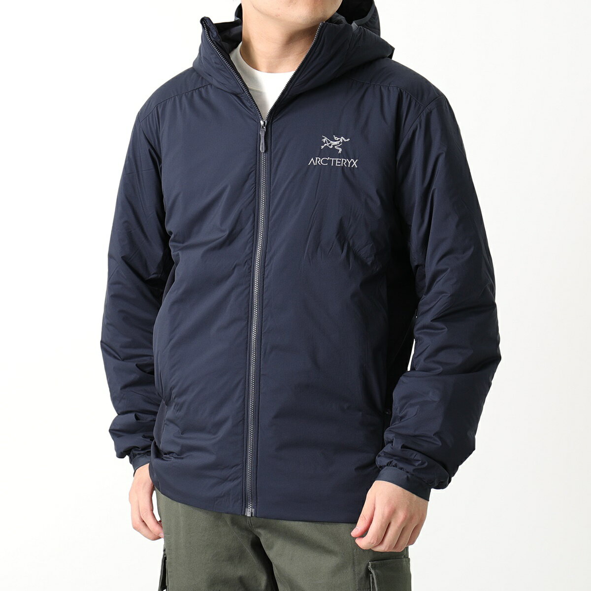 ARCTERYX アークテリクス フーディ ジャケット Atom LT Hoody Mens アトム 24108 メンズ ナイロン 軽量 ロゴ Kingfisherのサムネイル