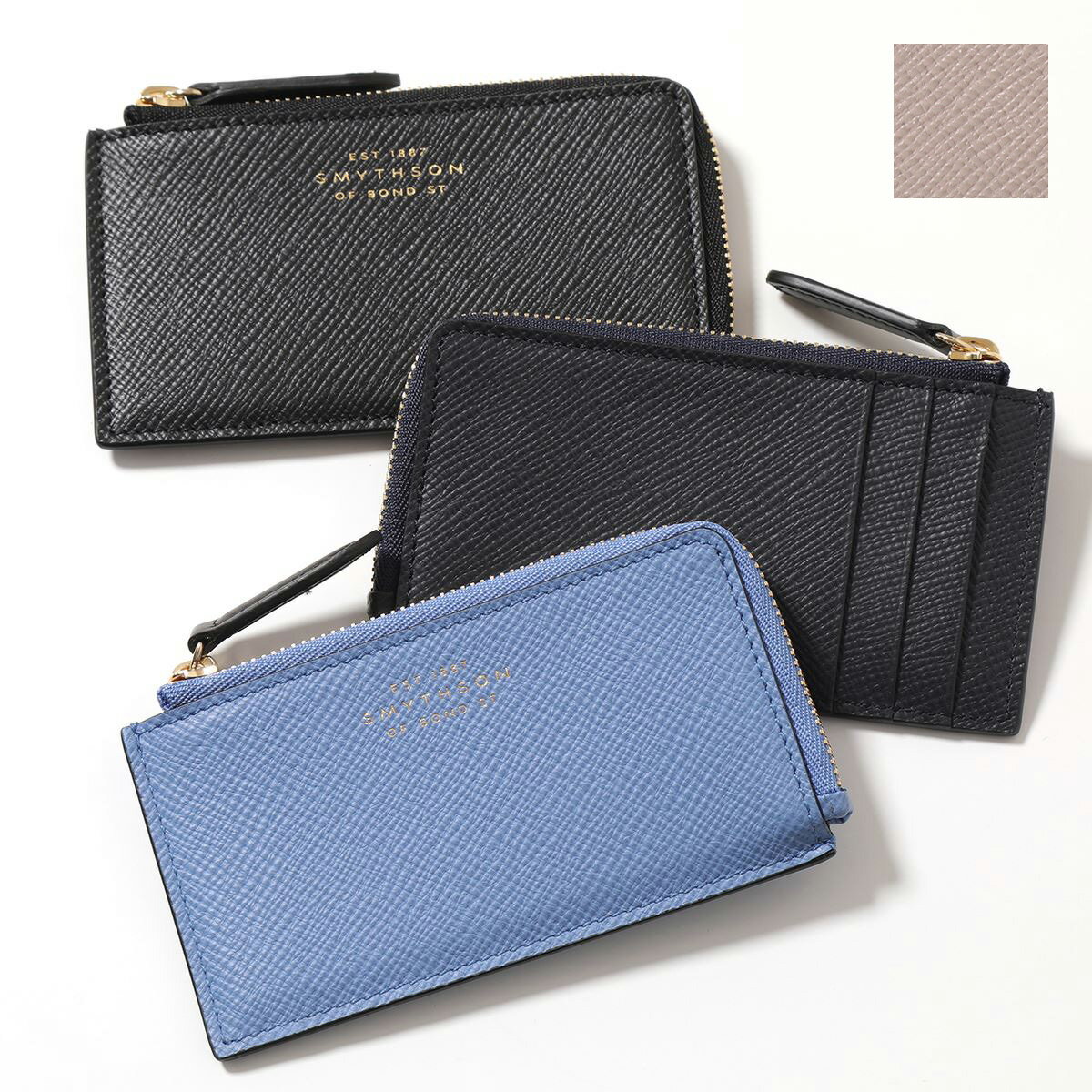SMYTHSON スマイソン コインケース カードケース PMA 3CC FLAT COIN PRS パナマ レディース レザー 小銭入れ フラグメントケース ミニ財布 カラー4色のサムネイル