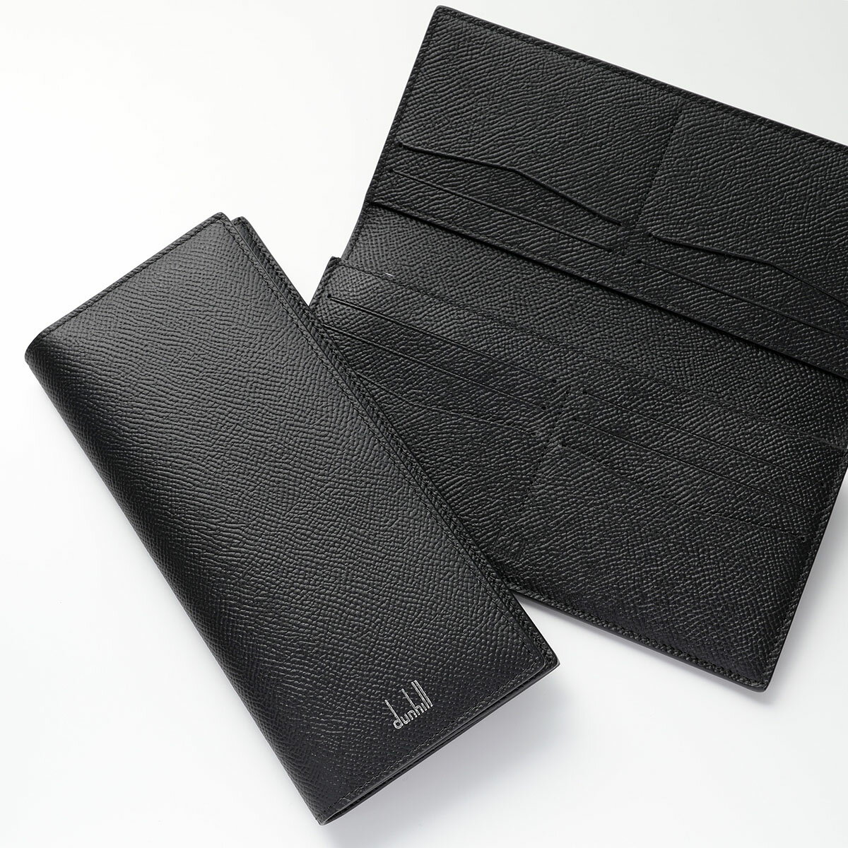 Dunhill ダンヒル 二つ折り長財布 CADOGAN DU18F2100CA メンズ カドガン 10CC コートウォレット レザー 001 BLACK