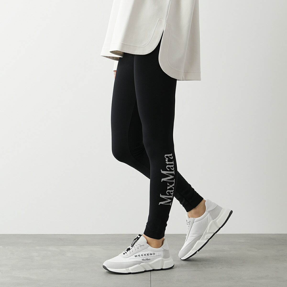 S MAX MARA エス マックスマーラ レギンス BASILEA レディース ロゴ スパッツ トレーニングウェア スポーツウェア タイツ ストレッチ 005のサムネイル
