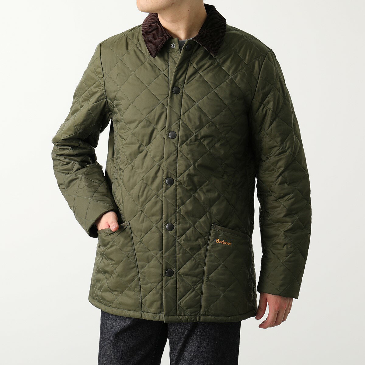 Barbour バブアー MQU0240 HERITAGE LIDDESDALE QUILTED リッズデイル 中綿 キルティング ジャケット ステンカラー コート OL71 メンズ